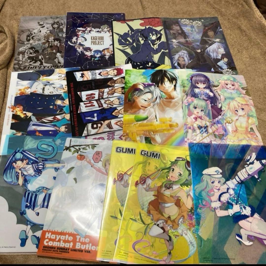 クリアファイル　アニメ　漫画　まとめ売り　大量　①