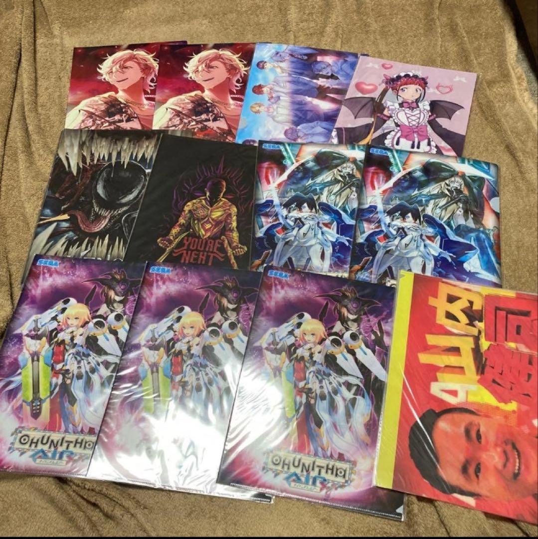 クリアファイル　アニメ　漫画　まとめ売り　大量　①