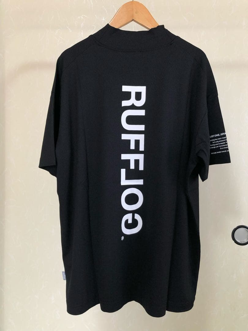 RUFFLOG ラフロッグ　モックネック　　TEE サイズXXL ブラック