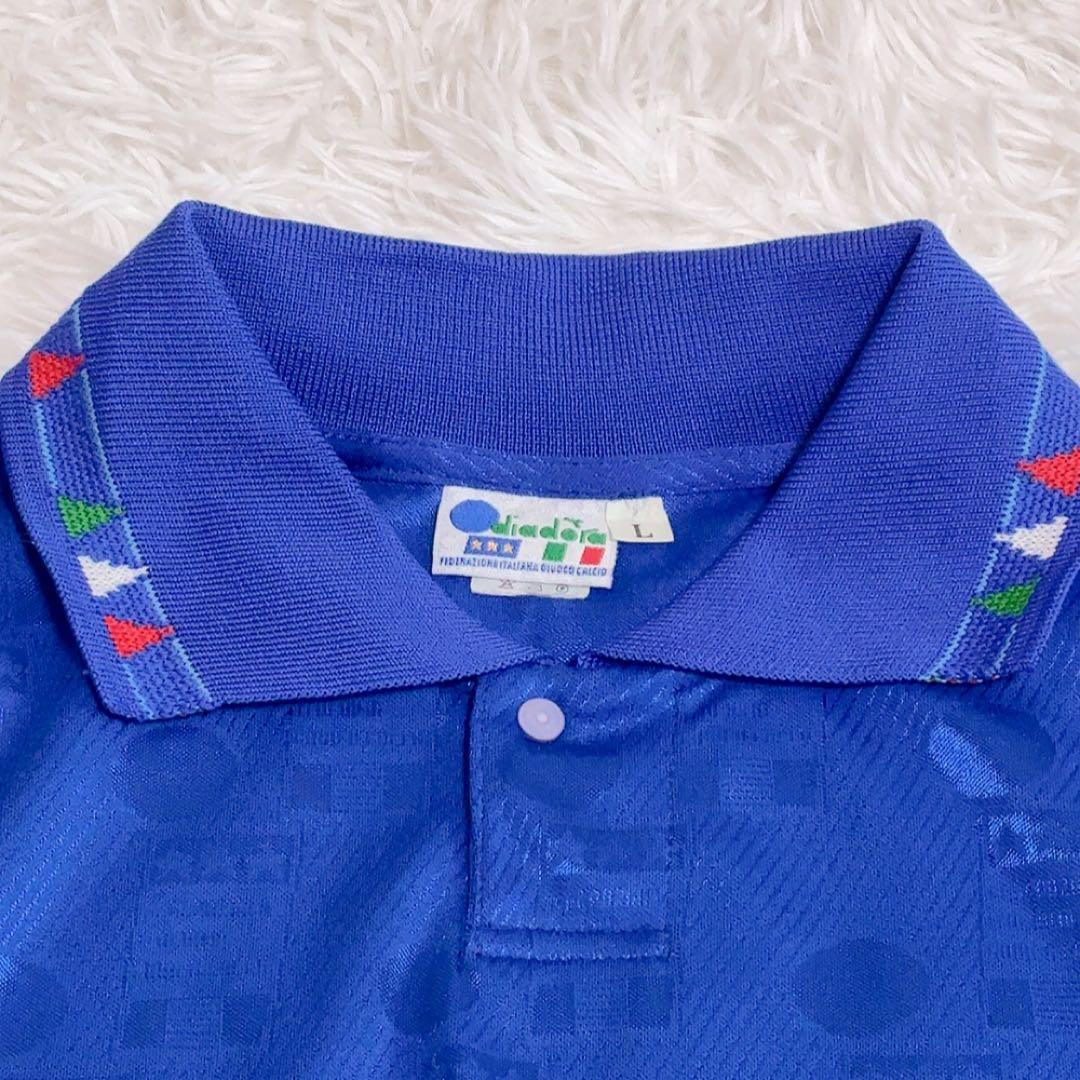 90s イタリア代表 ユニフォーム ディアドラ L 背番号11 Vintage
