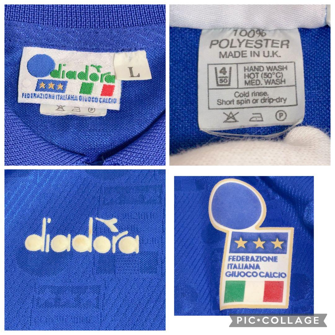 90s イタリア代表 ユニフォーム ディアドラ L 背番号11 Vintage