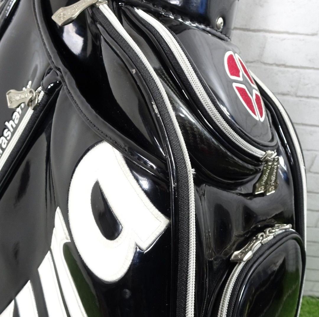 希少 フジクラ ツアー 3点式 エナメル カーボン 高級 キャデイーバッグ