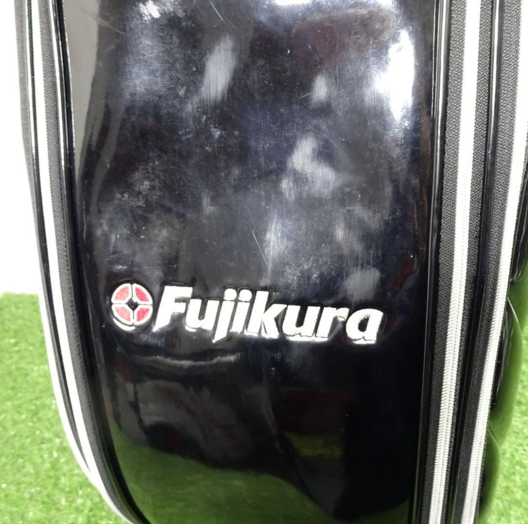 希少 フジクラ ツアー 3点式 エナメル カーボン 高級 キャデイーバッグ