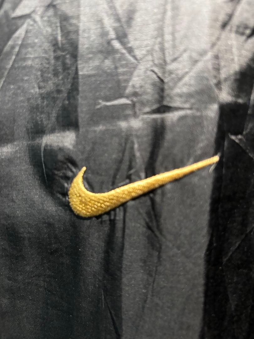 00s Nike total90 ナイロンプルオーバー ドローコード y2k短丈