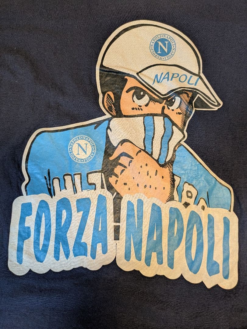 超レア ルパンSSCナポリ ウルトラスTシャツ XL ネイビー