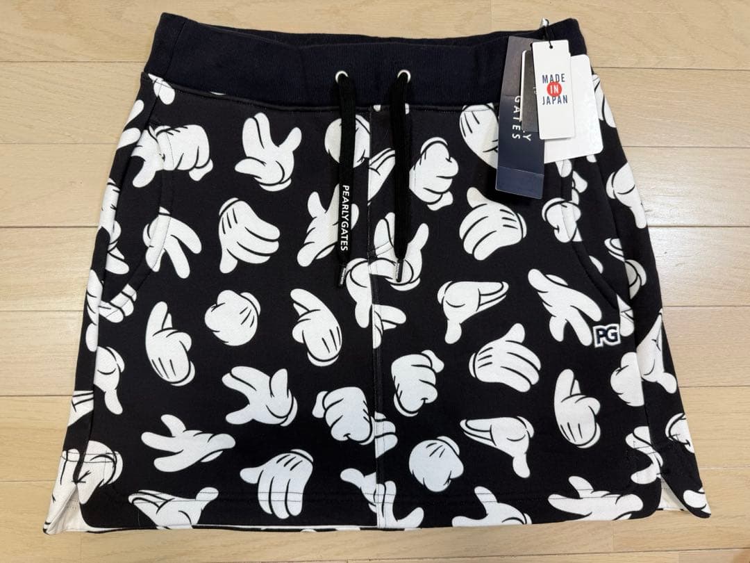 【新品】PEARLY GATES ディズニーコラボ スカート　ミッキー 裏起毛