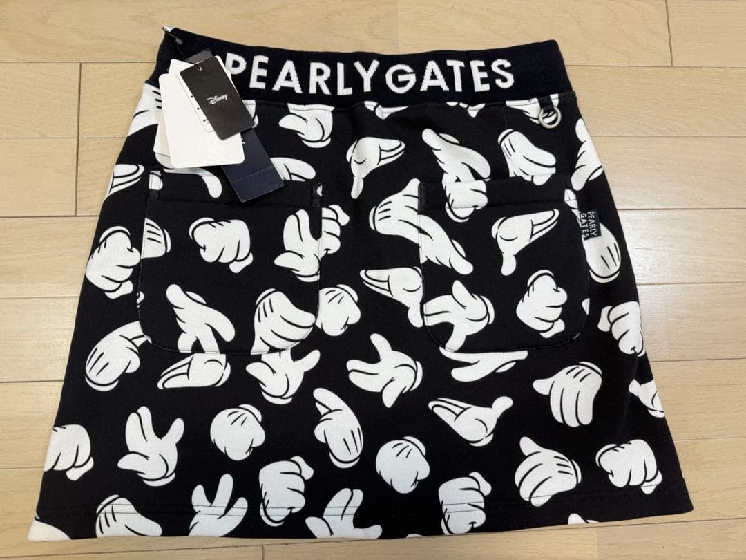 【新品】PEARLY GATES ディズニーコラボ スカート　ミッキー 裏起毛