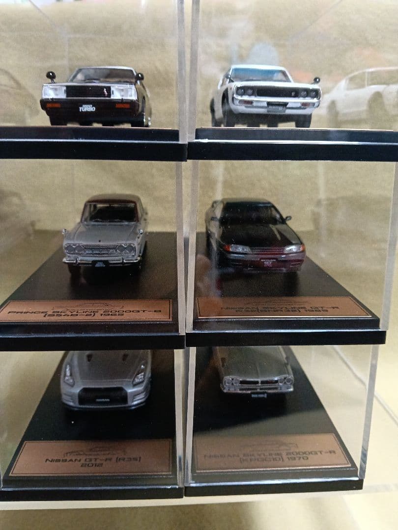 アシェット国産名車プレミアムコレクション　スカイライン6台美品オマケ付
