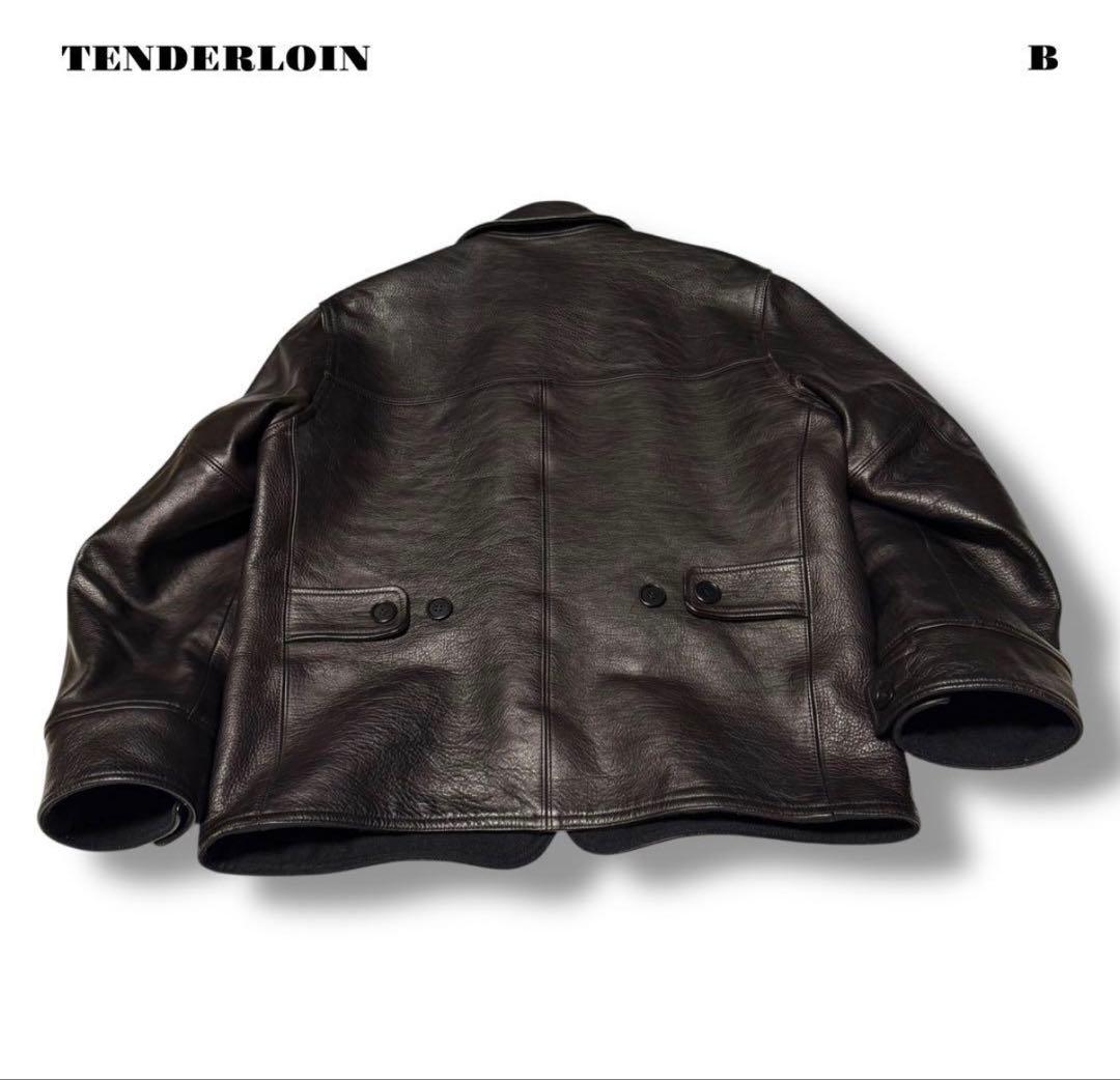 『TEN HIDE LEATHER JKT BLACK M』