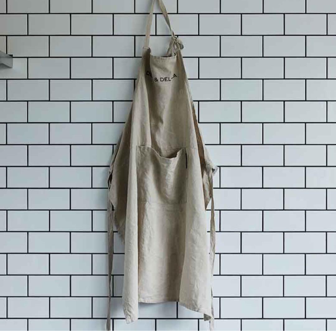 DEAN & DELUCA リネンフルエプロンナチュラル 新品