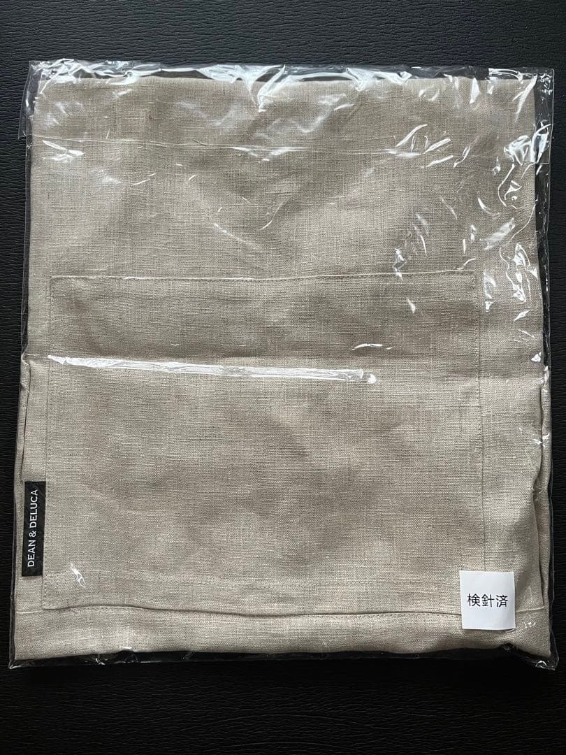 DEAN & DELUCA リネンフルエプロンナチュラル 新品