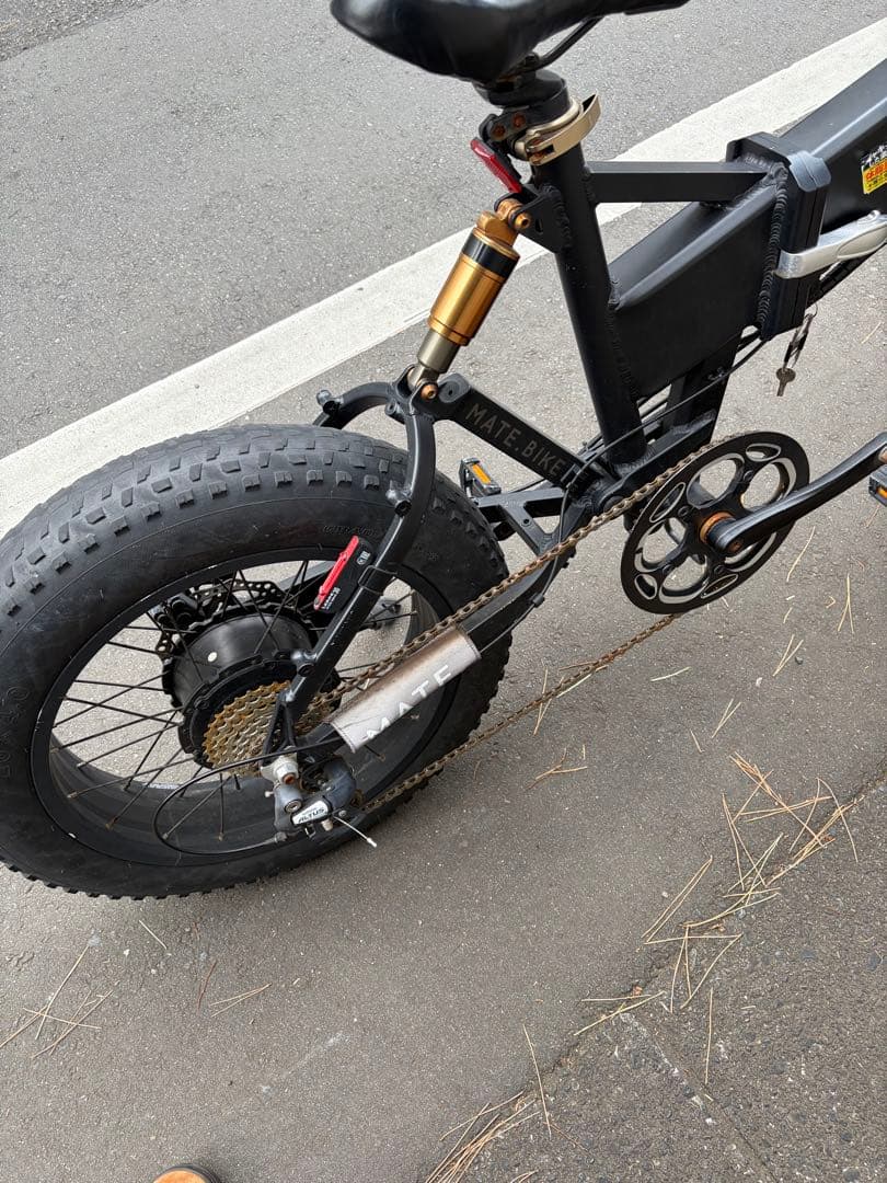 正常動作　mate 250 電動自転車 ブラック　メイトMATE X BIKE