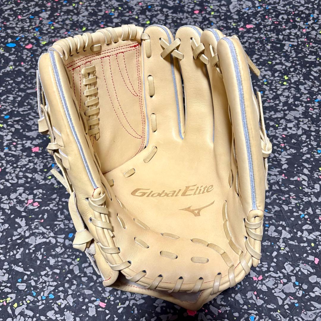 ミズノ グローバルエリート 投手用 硬式用 グローブ ブロンド ピッチャー 野球