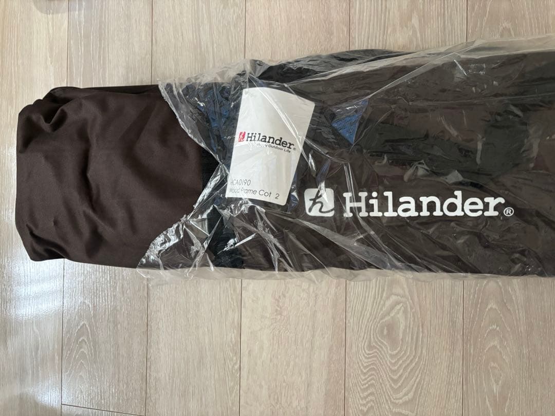 【新品・未使用】Hilander(ハイランダー) ウッドフレームコット