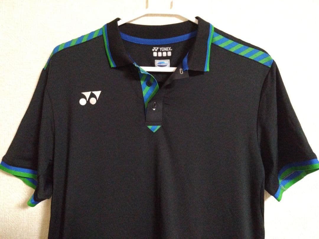YONEXヨネックス75thブラックゲームウェア上下セットウェアLハーフパンツM