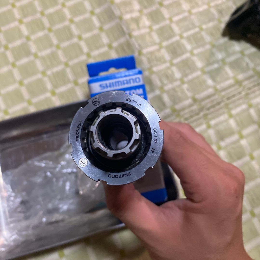 試走のみ　shimano dura-ace　bb-7710　ピスト njs 競輪