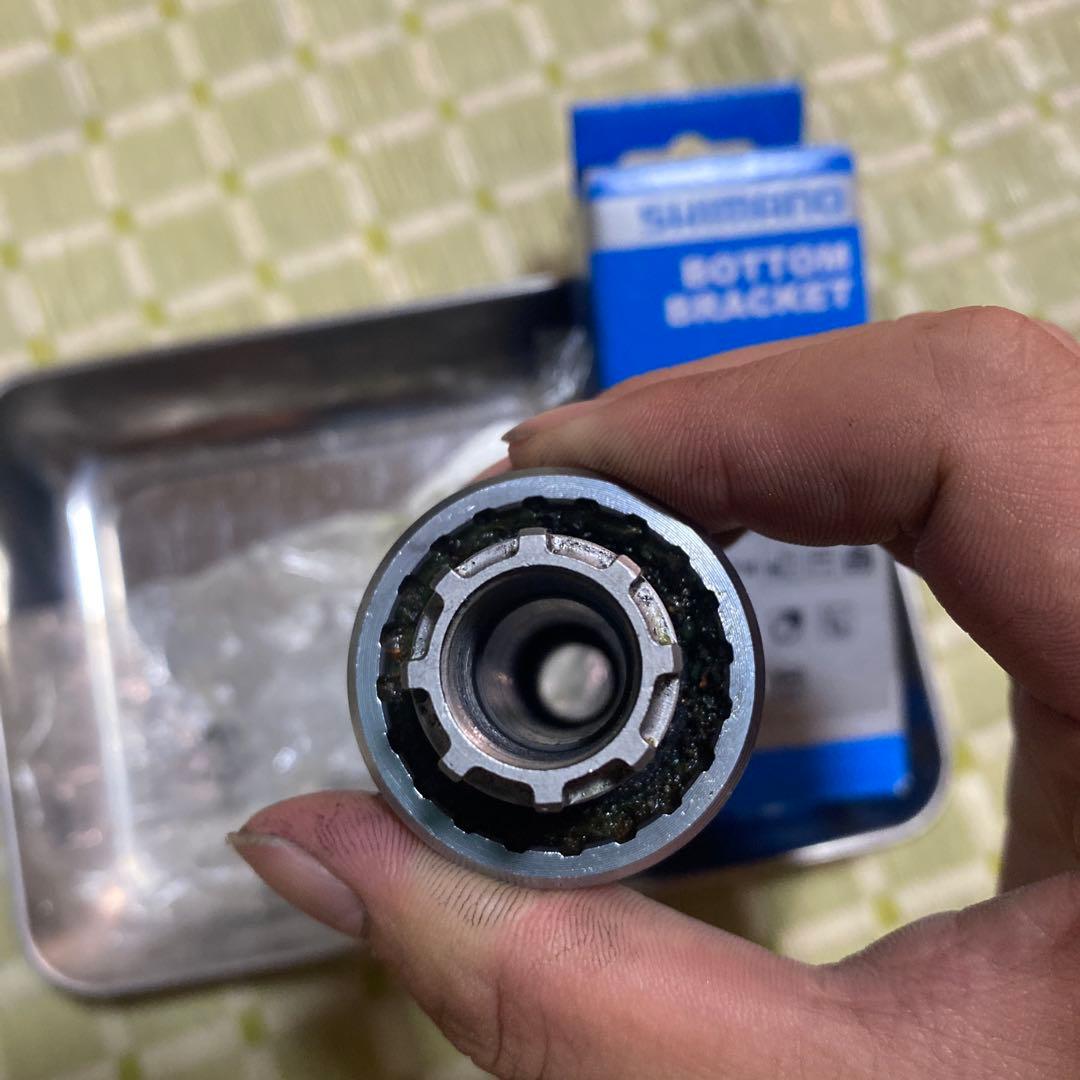 試走のみ　shimano dura-ace　bb-7710　ピスト njs 競輪