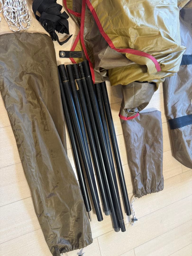  peak TTセットテントとタープ マットシート付き