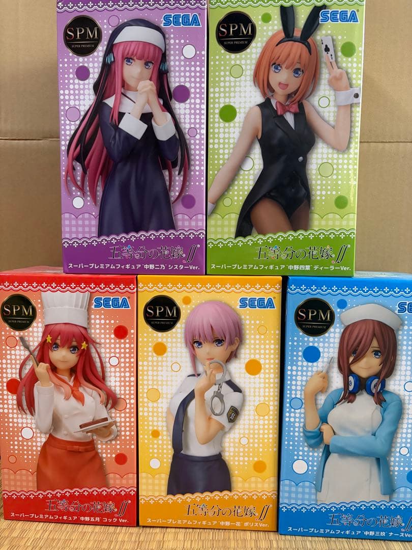五等分の花嫁　プライズフィギュア　15個セット売り