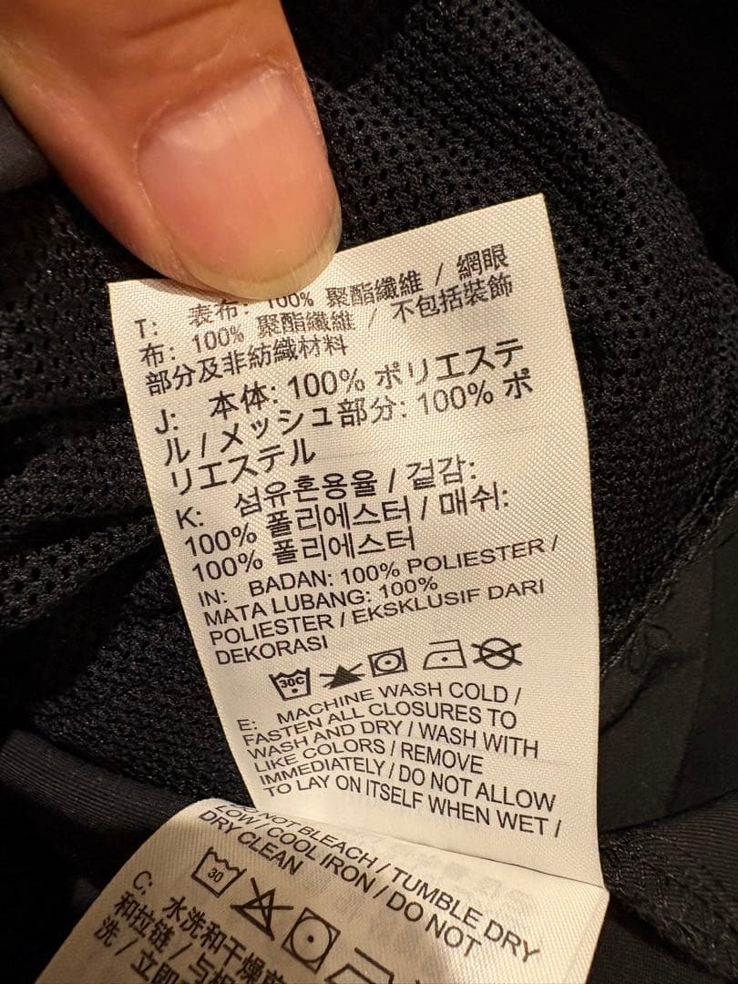 未使用に近いJORDANGOLF プルオーバー ハーフジップ ジャケット 黒 S