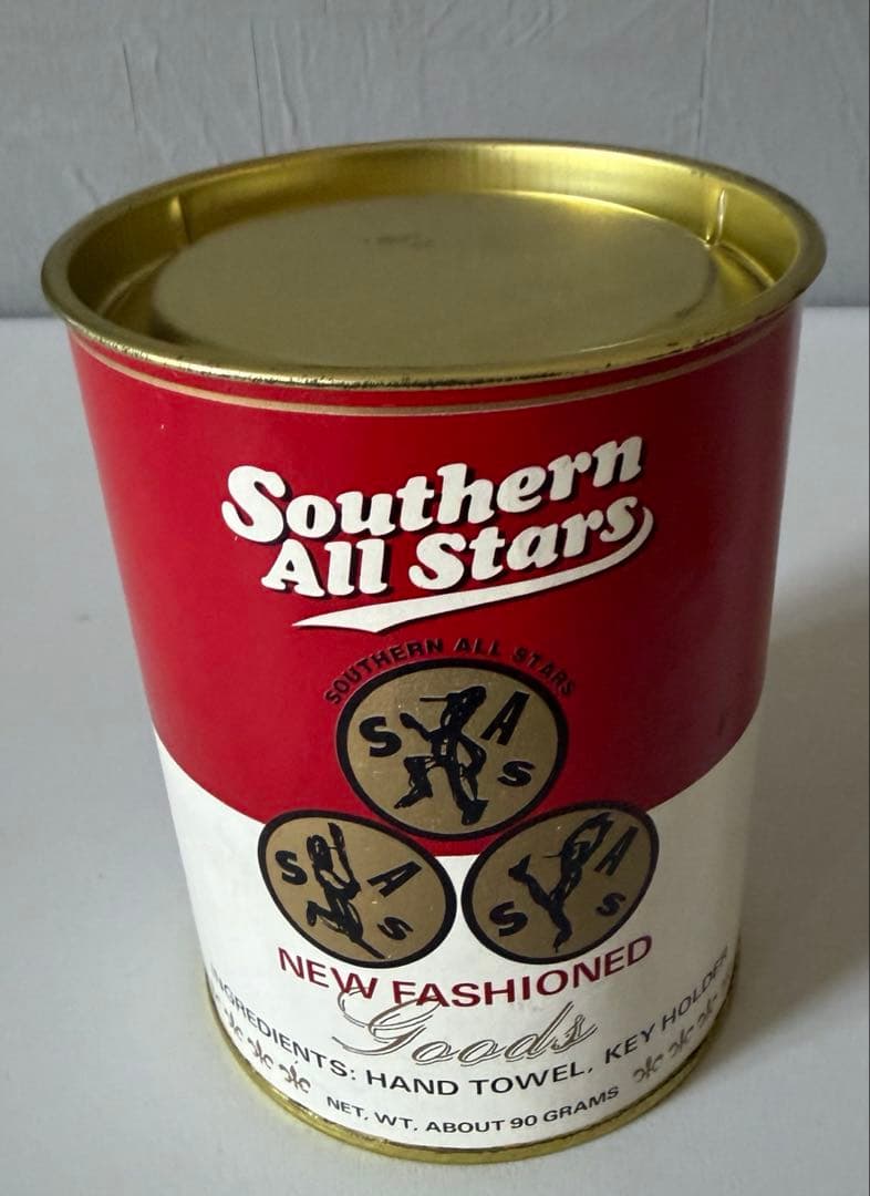サザンオールスターズ　タオル　ストラップ 缶