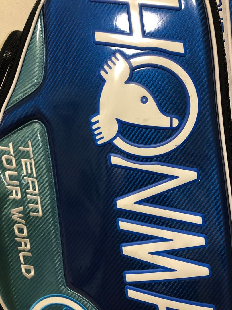 【送料込み】廃盤　高級HONMA TOUR WORLD キャディバッグ 青　白