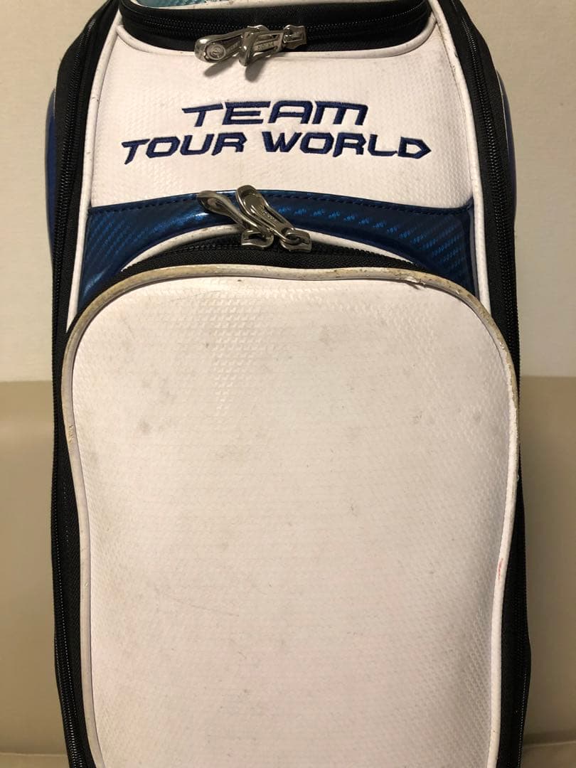 【送料込み】廃盤　高級HONMA TOUR WORLD キャディバッグ 青　白