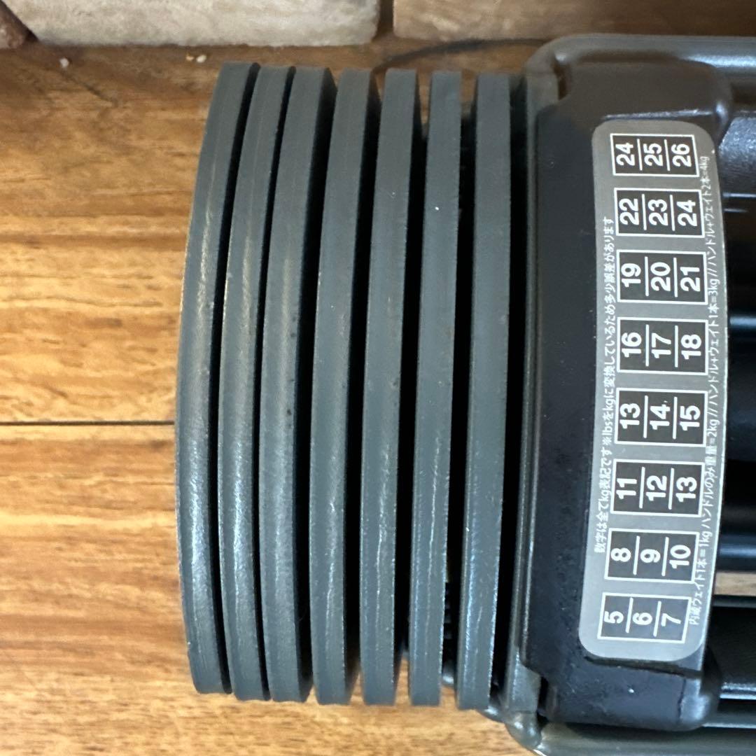 美品　TOPFILM 可変式ダンベル 26kg 1個　①