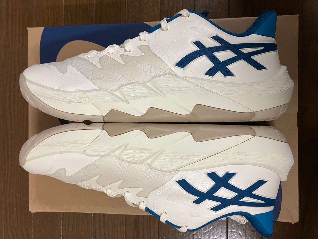ASICS バスケットボールシューズ アンプレアルスlow2ホワイト/ブルー