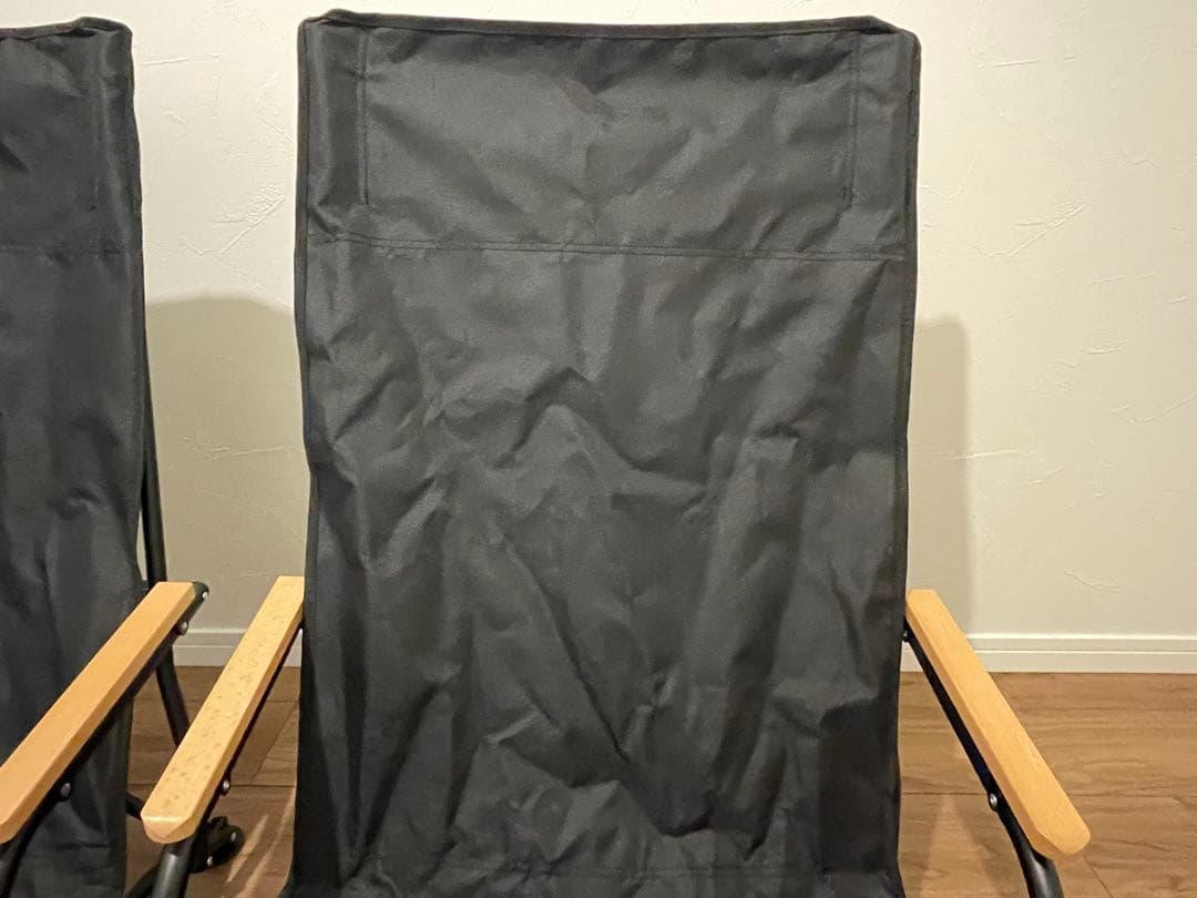 2脚セット 美品 FIELDOORフィールドア アウトドア チェア あぐらチェア