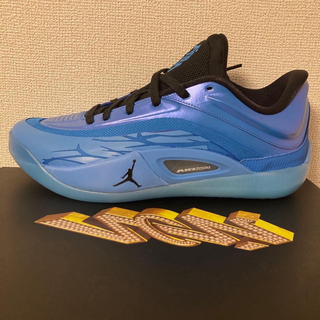 NIKE ジョーダン　ザイオン 4 PF 27.5cm ブルー バッシュ バスケ