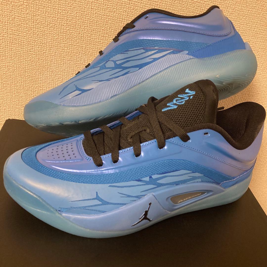 NIKE ジョーダン　ザイオン 4 PF 27.5cm ブルー バッシュ バスケ