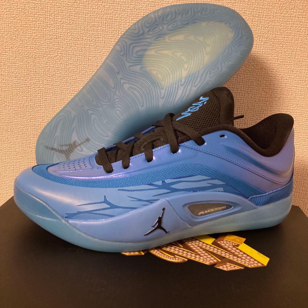 NIKE ジョーダン　ザイオン 4 PF 27.5cm ブルー バッシュ バスケ