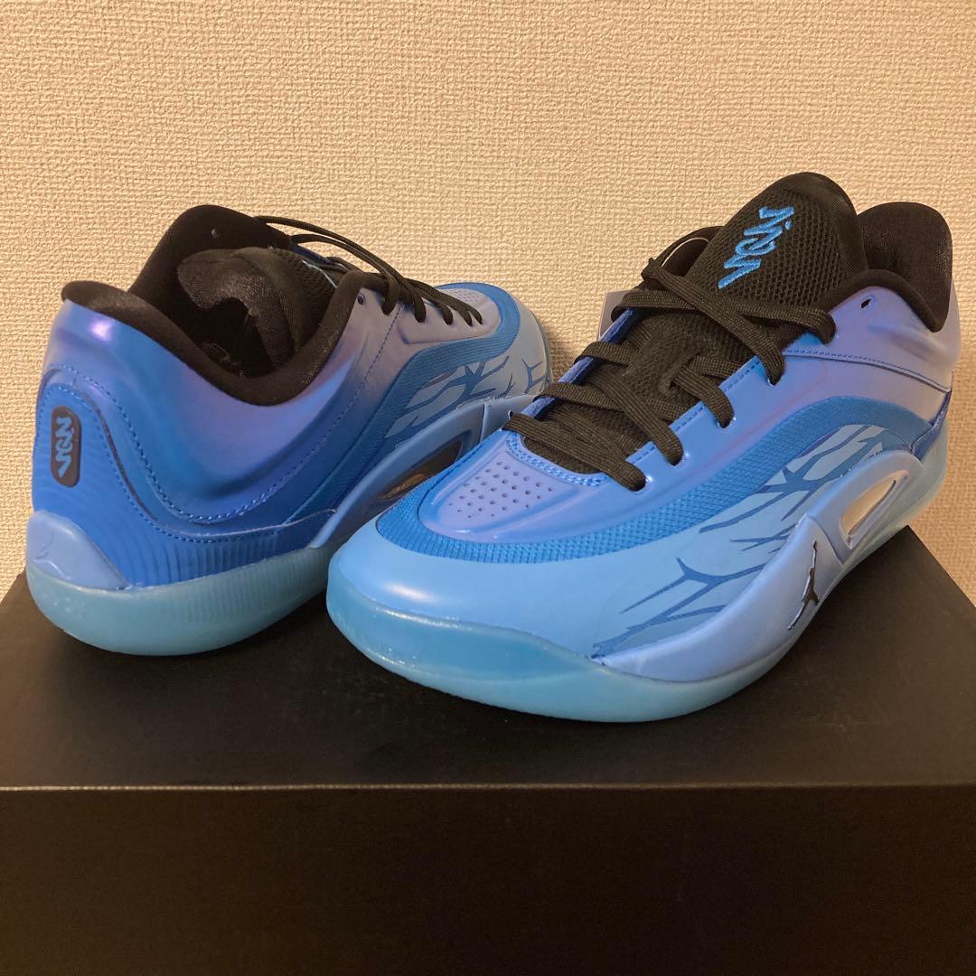 NIKE ジョーダン　ザイオン 4 PF 27.5cm ブルー バッシュ バスケ