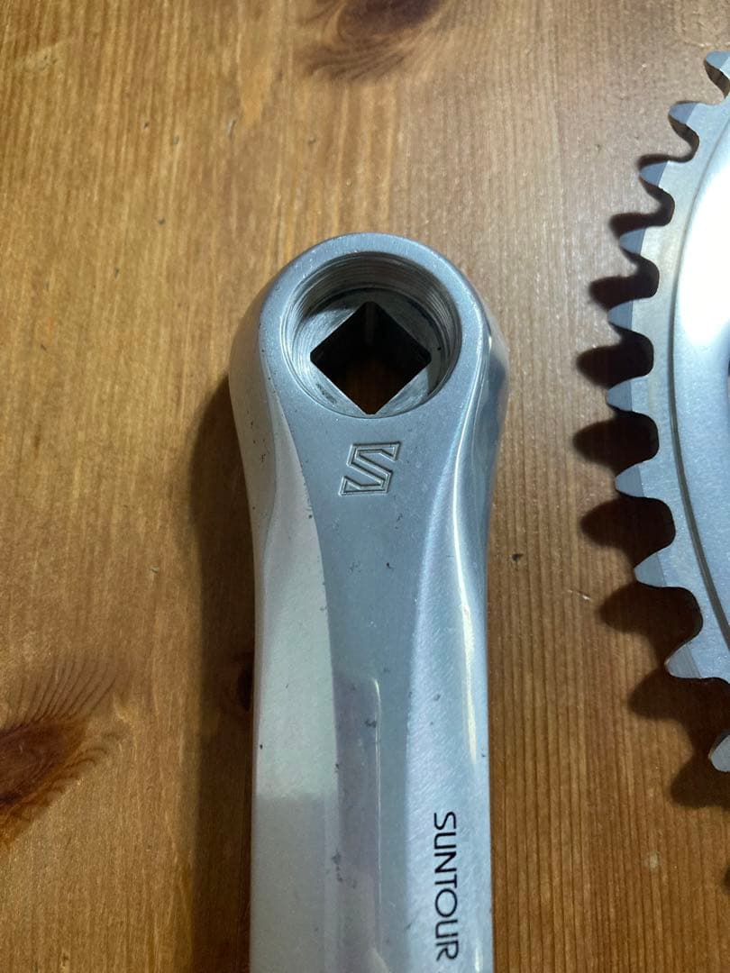 超希少 美品 サンツアー シュパーブプロ クランクセット 167.5 njs
