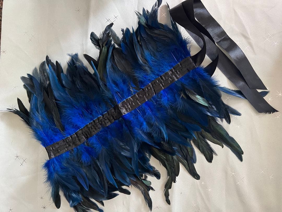【新品未使用】サンバ　衣装　タンガ　青　ブルー　ブラジル　ショー　浅草