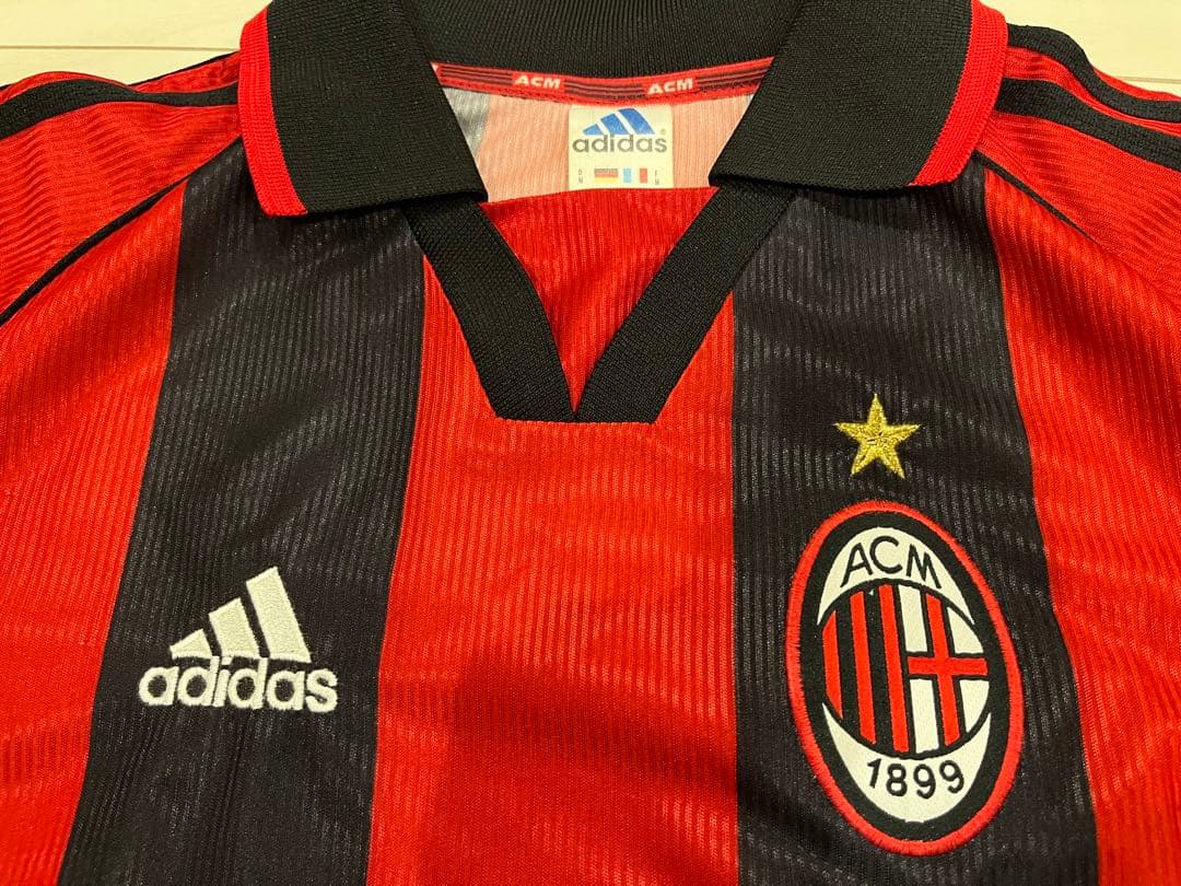 98-99ミランMILAN マルディーニMALDINI アディダス adidas