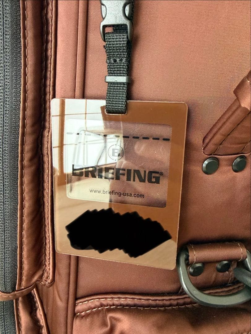 未使用タグ付きBRIEFING CR-6 限定ブラウン ヘッドカバー2点付