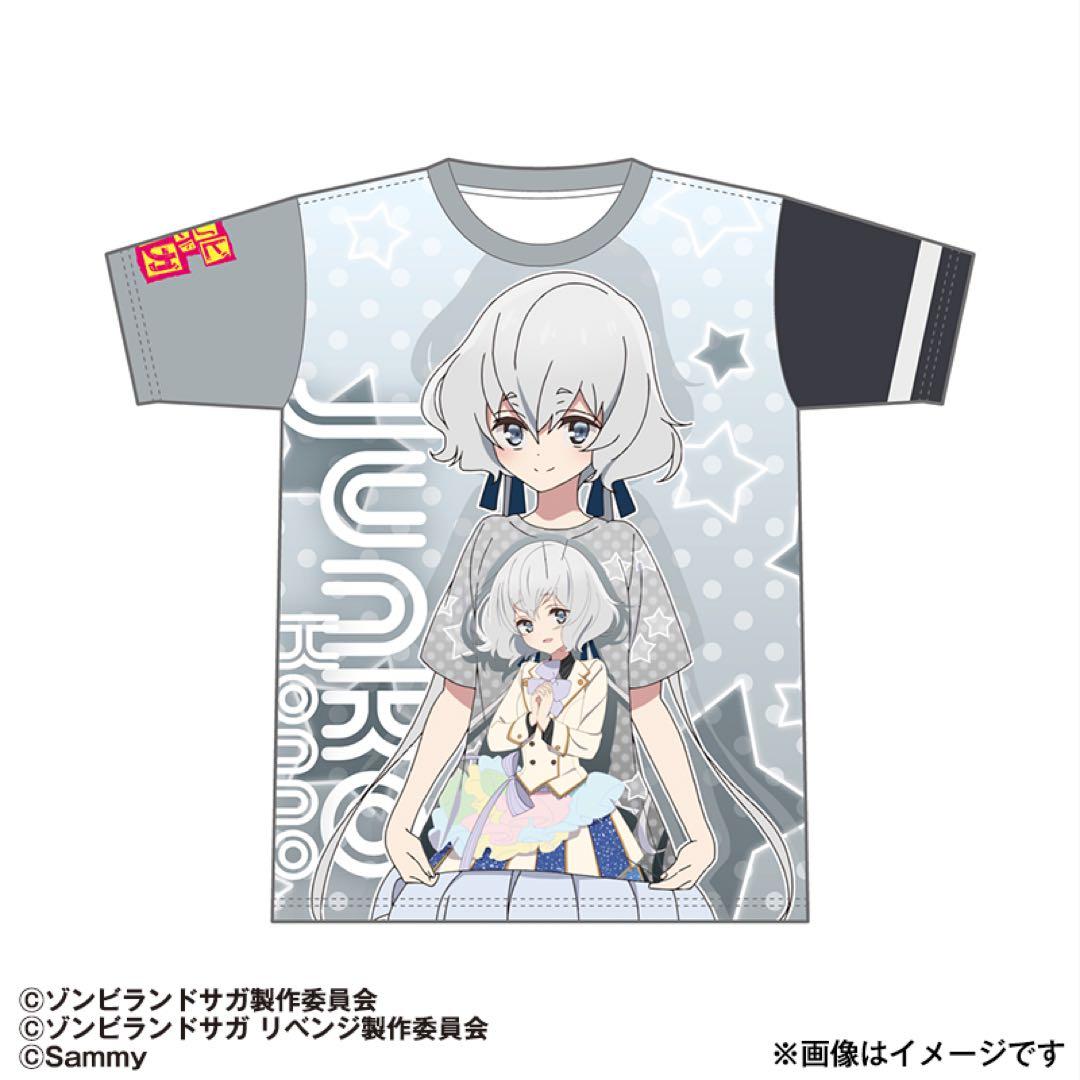 Pゾンビランドサガ 紺野純子 フルグラフィックTシャツ サミー商店