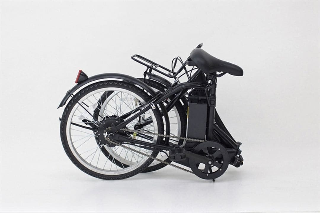 折りたたみ式電動アシスト自転車 ブラック