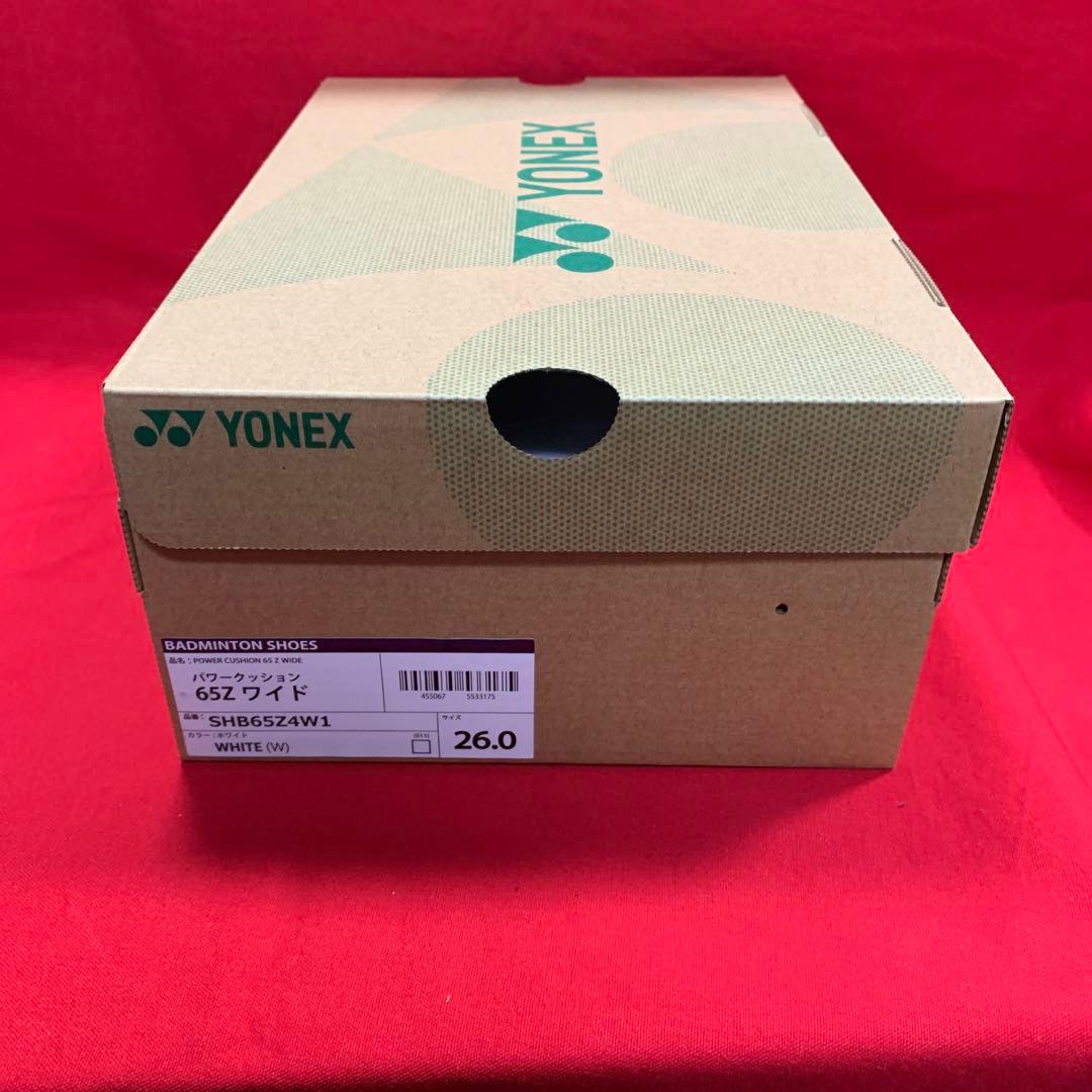 SHB65Z4W1 26.0cm バドミントン ヨネックス シューズ