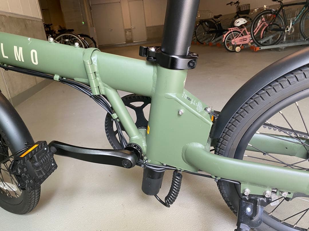 VELMO 電動アシスト自転車 フォレストグリーン