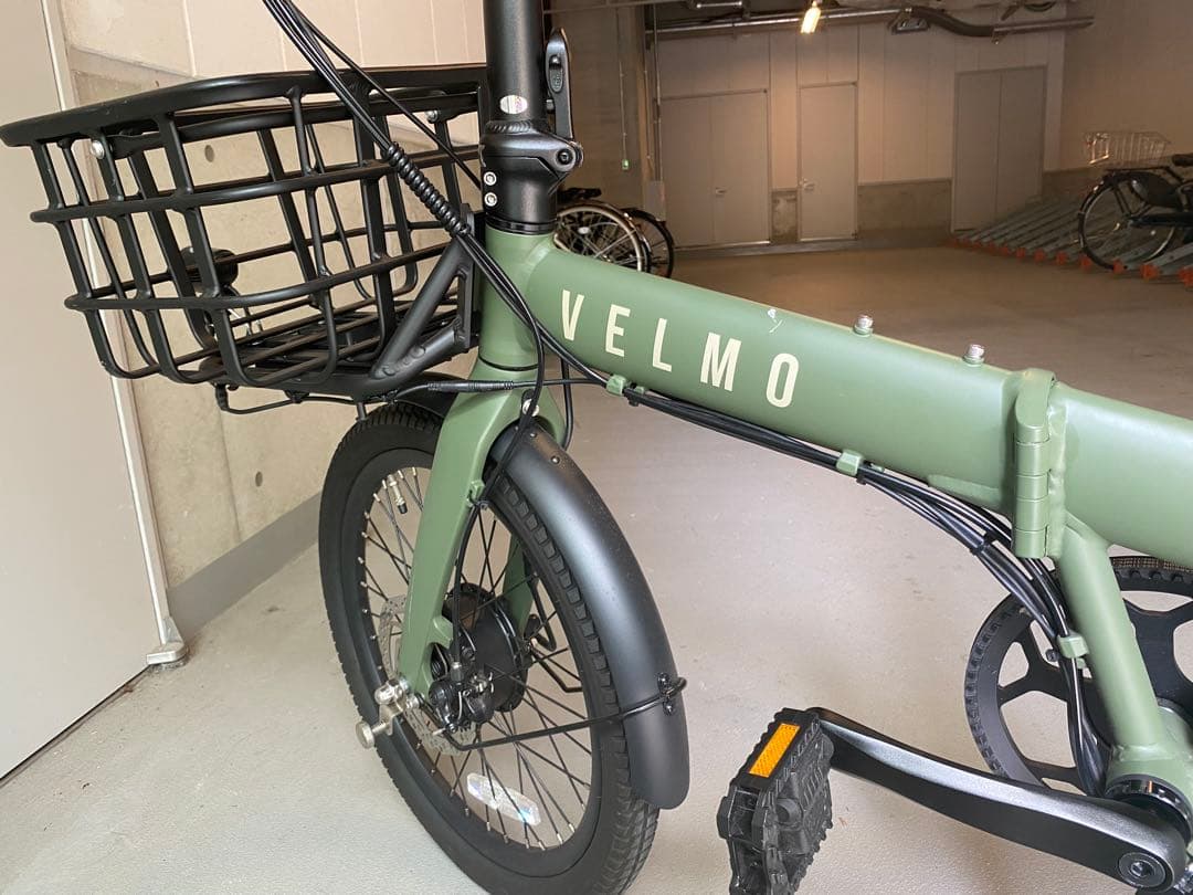 VELMO 電動アシスト自転車 フォレストグリーン