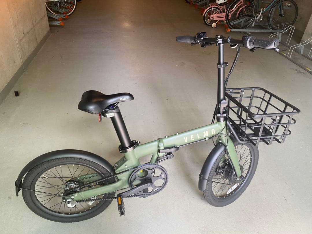 VELMO 電動アシスト自転車 フォレストグリーン