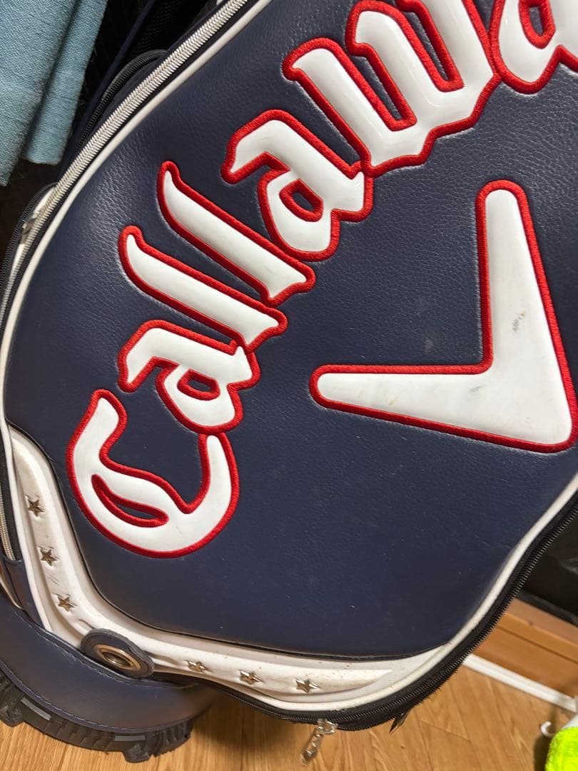 Callaway キャディバッグ ネイビー　レッド　キャロウェイ　紺、赤　美品