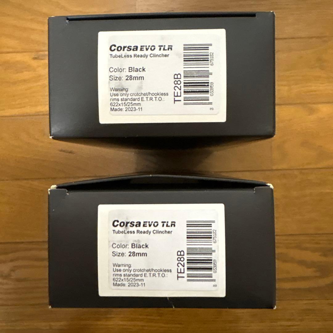 VELOFLEX Corsa EVO TLR 28mm BLK 2本セット