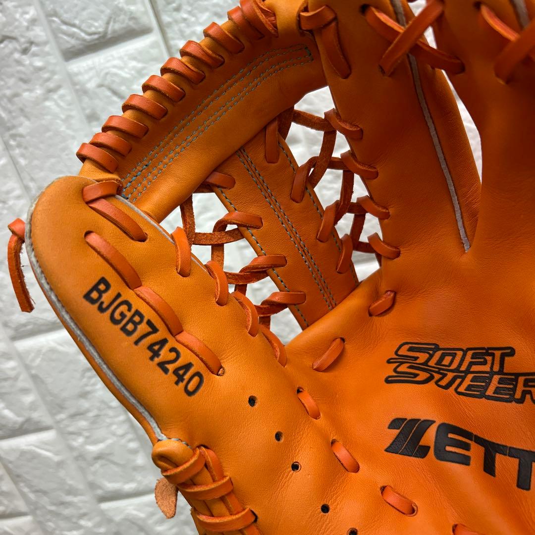 【美品】野球 グローブ 軟式 少年野球 ゼット ZETT 内野手 外野手