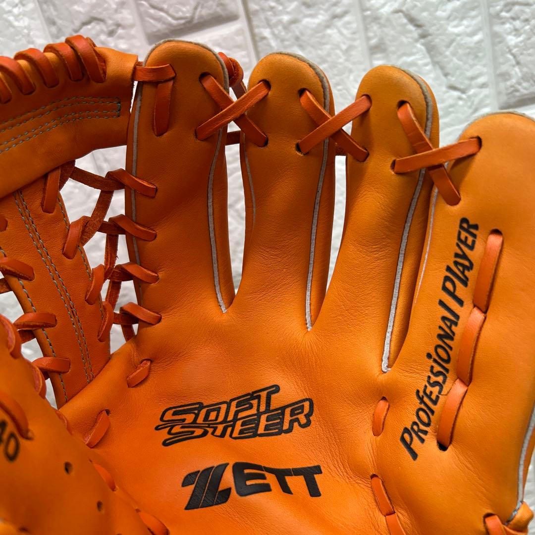 【美品】野球 グローブ 軟式 少年野球 ゼット ZETT 内野手 外野手