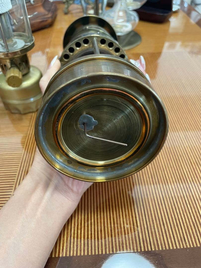 オイルランタン ゴールド　オイルキャンドル３点しセット