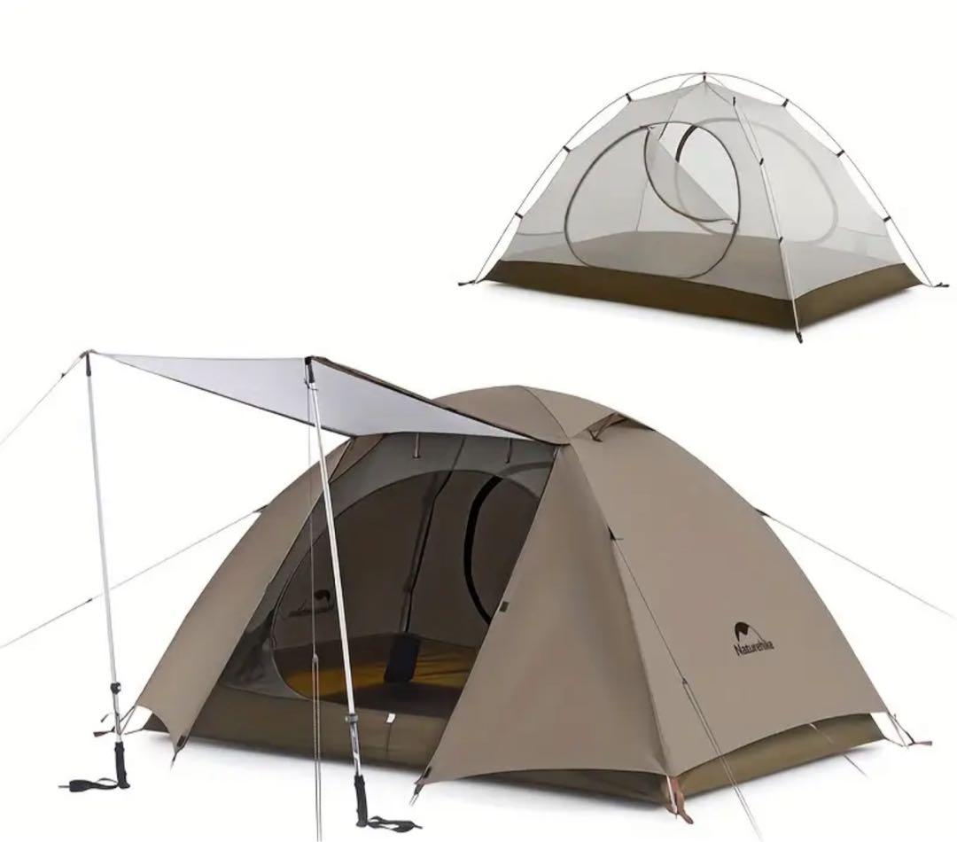 Naturehike 3人用テント シルバー